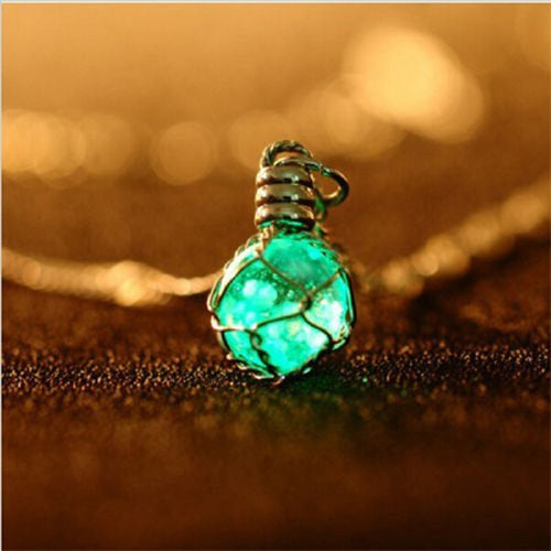 Luminous Crystal Ball Necklace